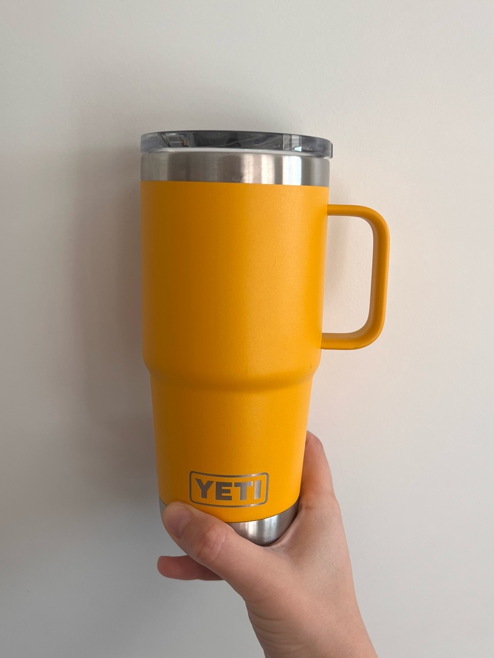 YETI Rambler 30 oz Travel Mug w/ Handle – Yellow Alpine